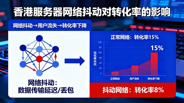 香港服务器的网络抖动是转化率的隐形杀手