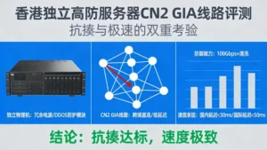 香港独立高防服务器CN2 GIA线路评测：不仅要抗揍，更要快到极致