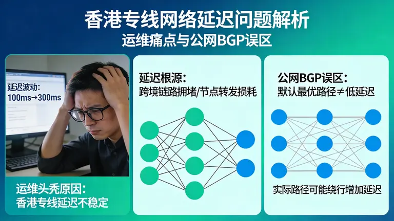 香港专线网络延迟让运维头秃？别再迷信公网BGP了