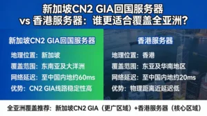新加坡CN2 GIA回国服务器 vs 香港服务器：谁更适合覆盖全亚洲？