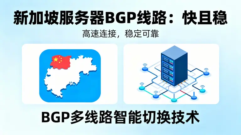 新加坡服务器BGP线路不仅要快，更要稳