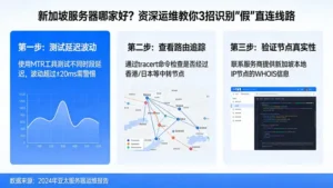 新加坡服务器哪家好？资深运维教你3招识别“假”直连线路