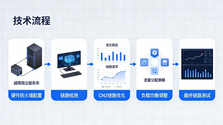 越南独立服务器从硬件防火墙到CN2回国链路的优化