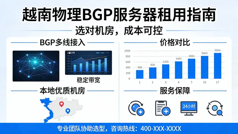 越南物理BGP服务器租用并不贵，前提是你选对机房