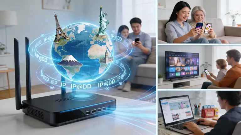 海外家庭动态IP能通过动态旋转机制模拟全球不同地区的用户行为