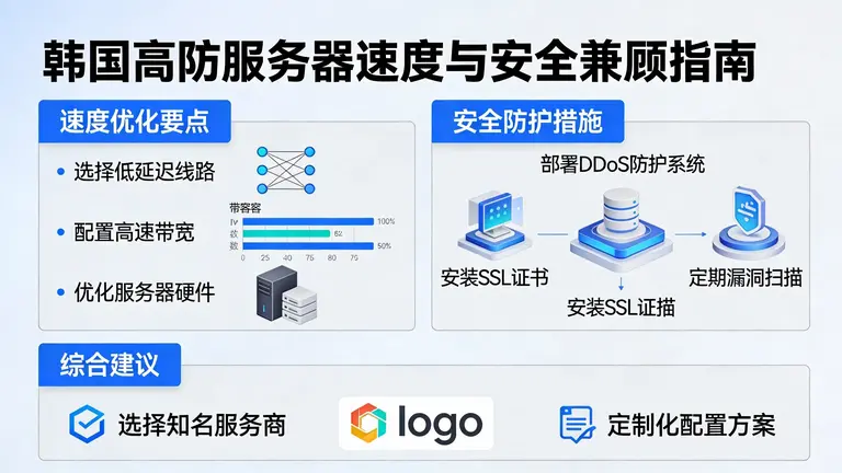 韩国高防服务器怎么样才能兼顾速度与安全？