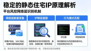 稳定的静态住宅IP原理解析：平台风控是如何通过网络层识别你的？
