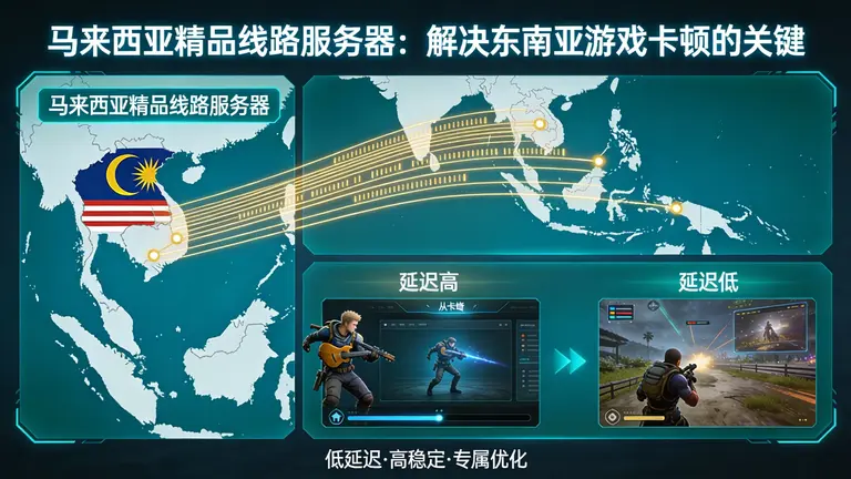 来西亚精品线路服务器是解决东南亚游戏卡顿的关键