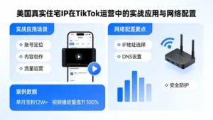 美国真实住宅IP在TikTok运营中的实战应用与网络配置
