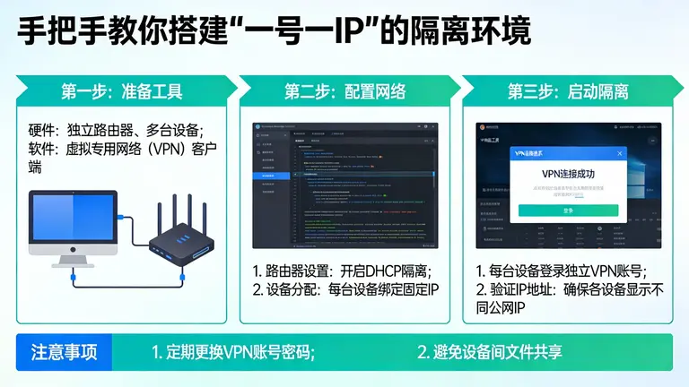 手把手教你搭建“一号一IP”的隔离环境