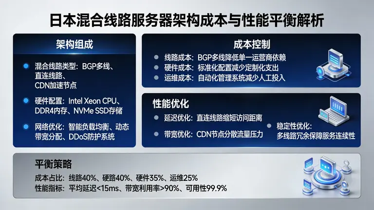 日本混合线路服务器架构如何平衡成本与极致性能