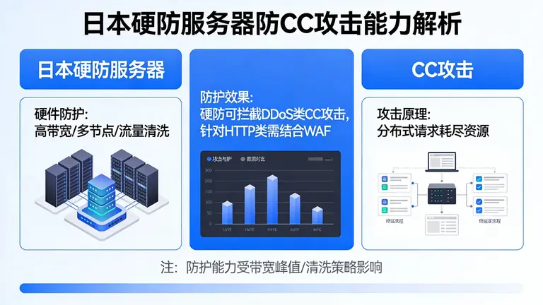 日本硬防服务器能防住CC攻击吗