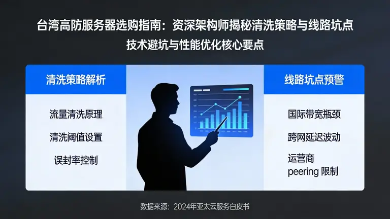 台湾高防服务器怎么选？资深架构师揭秘清洗策略与线路坑点