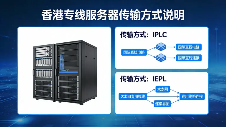 香港专线服务器通常采用IPLC 或IEPL 传输