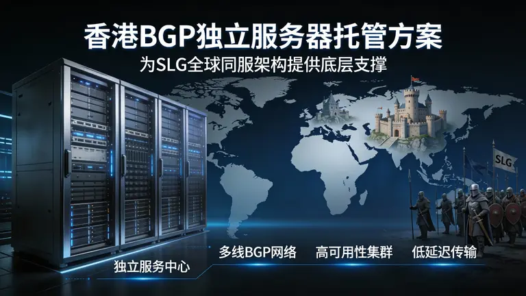 香港bgp独立服务器托管方案：为SLG全球同服架构提供底层支撑