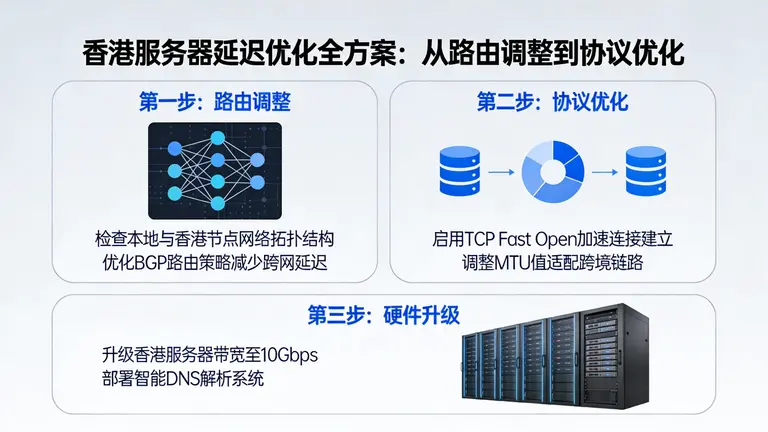 香港服务器延迟太高怎么办？从路由调整到协议优化的完整方案