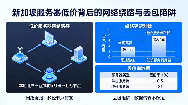 新加坡服务器低价背后的网络绕路与丢包陷阱