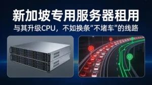 新加坡专用服务器租用：与其升级CPU，不如换条“不堵车”的线路