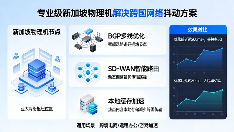 专业级新加坡物理机如何解决跨国网络抖动难题