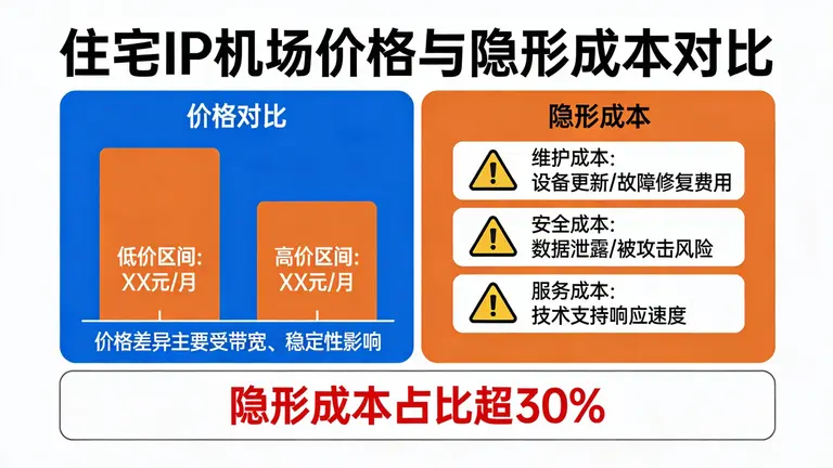 住宅IP机场的价格千差万别，但隐形成本更可怕
