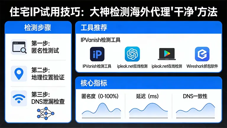 住宅IP试用技巧：大神都是怎么检测海外代理“干净不干净”的？