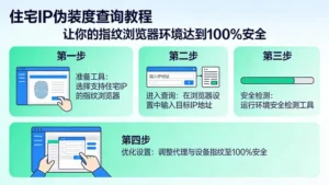 住宅IP伪装度查询教程：让你的指纹浏览器环境达到100%安全