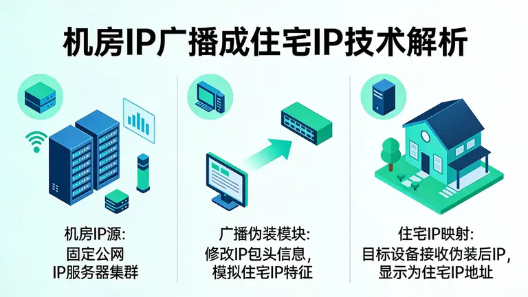 机房IP广播成住宅IP的技术猫腻