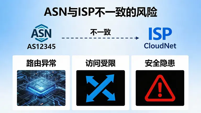 ASN与ISP不一致的风险
