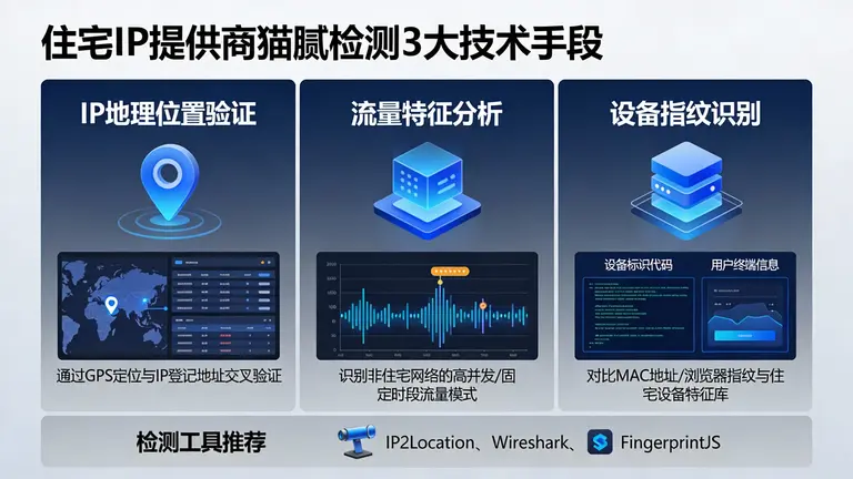掌握这3个技术检测手段，一眼看穿住宅IP提供商的猫腻