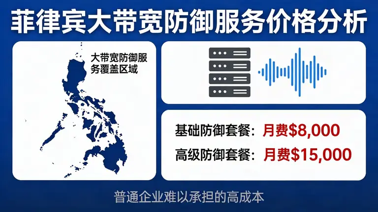 菲律宾大带宽防御价格往往让人望而却步