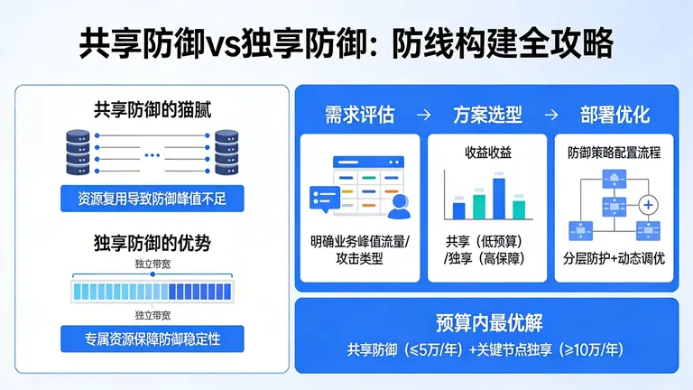 揭秘共享防御与独享防御的猫腻，以及如何在预算内构建最强防线