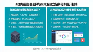 好用的新加坡服务器怎么选？东南亚独立站转化率翻倍的核心策略