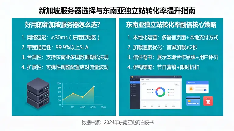 好用的新加坡服务器怎么选？东南亚独立站转化率翻倍的核心策略