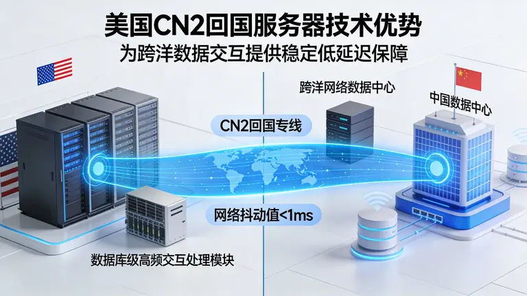 美国CN2回国服务器能为数据库级的高频跨洋交互提供极低的网络抖动
