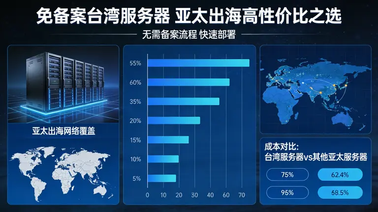 免备案的台湾服务器在亚太出海网络中性价比极高