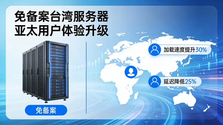 免备案的台湾服务器能直接提升亚太地区用户的体验