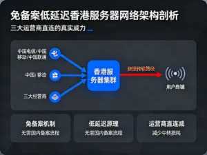 免备案低延迟香港服务器网络架构剖析：三大运营商直连的真实威力