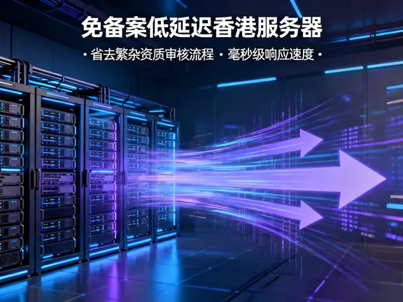 免备案低延迟香港服务器不仅省去了繁杂的资质审核流程，更是用毫秒级的响应速度