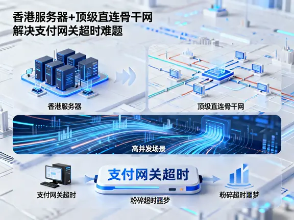 香港服务器配合顶级直连骨干网，彻底粉碎高并发下的支付网关超时噩梦