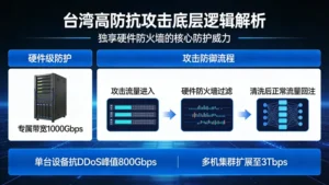 台湾高防可以抗多大攻击的底层逻辑：独享硬件防火墙的威力