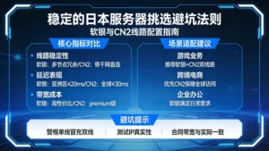 稳定的日本服务器挑选避坑法则：软银和CN2线路到底怎么配？