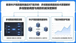 香港BGP高防服务器应对T级洪峰：多线智能调度的技术原理解析