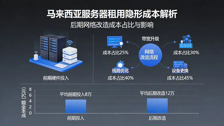 马来西亚服务器租用的隐形成本往往在于后期的网络改造