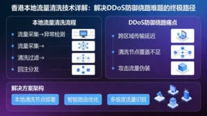 香港本地流量清洗技术详解：解决DDoS防御绕路难题的终极路径