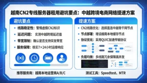 越南cn2专线服务器租用避坑要点：中越跨境电商网络提速方案