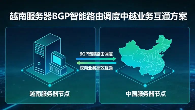 越南服务器利用BGP智能路由调度实现中越双向业务的高效互通