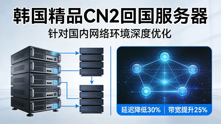 韩国精品cn2回国服务器针对国内网络环境深度优化