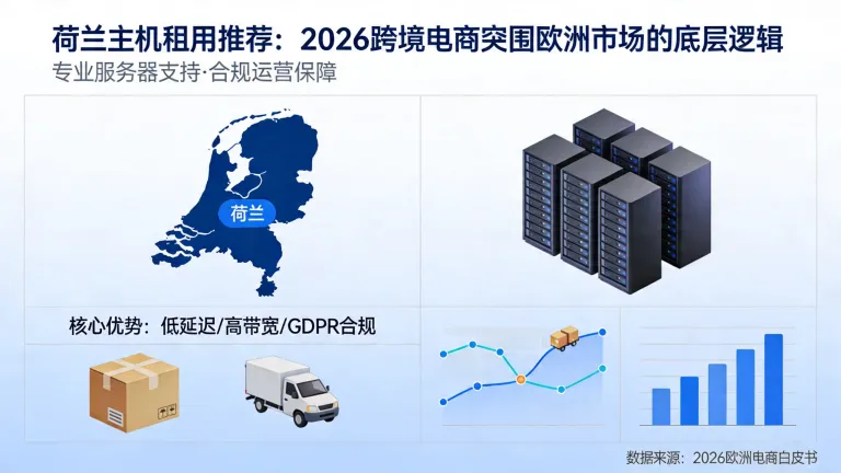 荷兰主机租用推荐：2026跨境电商突围欧洲市场的底层逻辑