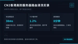 cn2香港高防服务器2026年路由清洗对比记录