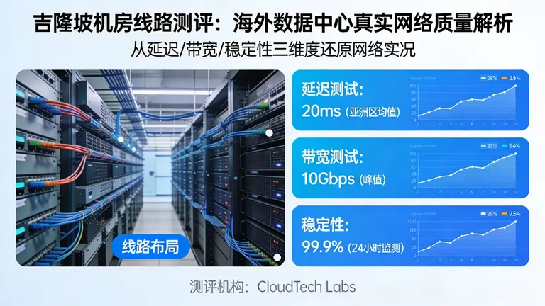 吉隆坡机房线路测评带你看清海外数据中心的真实网络质量